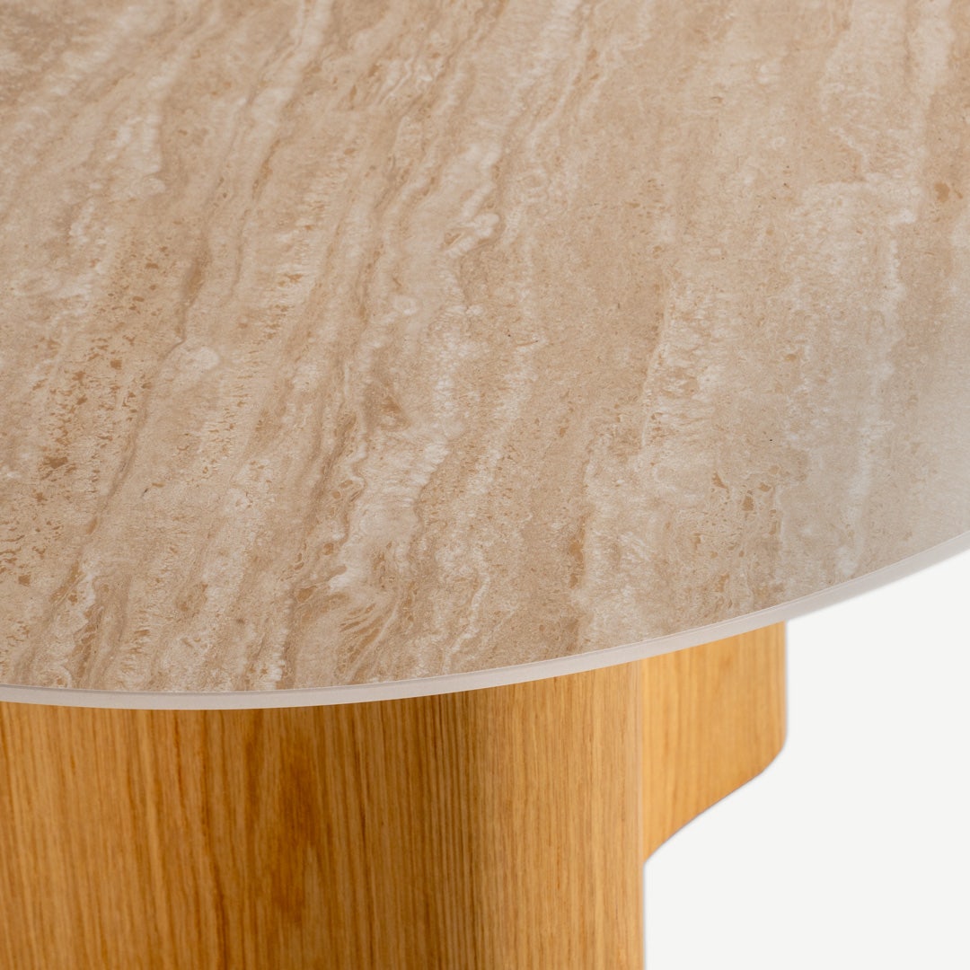 Delory Round Coffee Table Multi Color