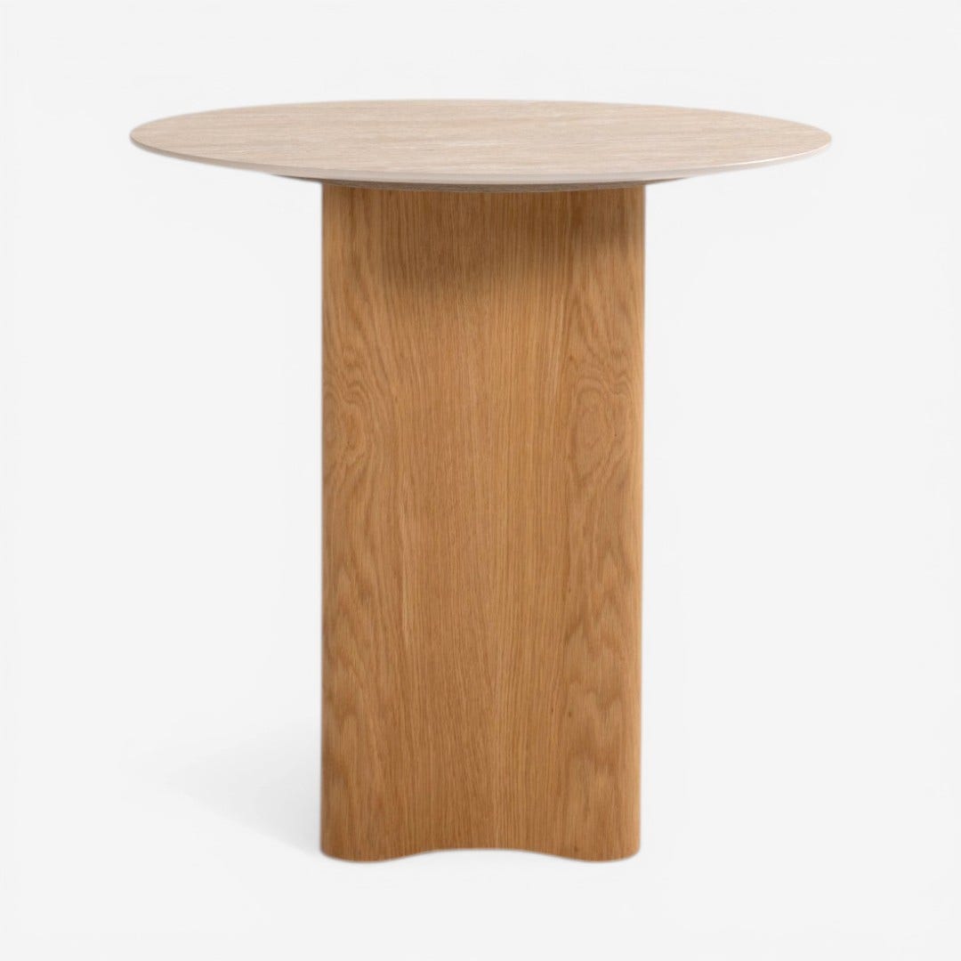 Delory Round End Table Multi Color