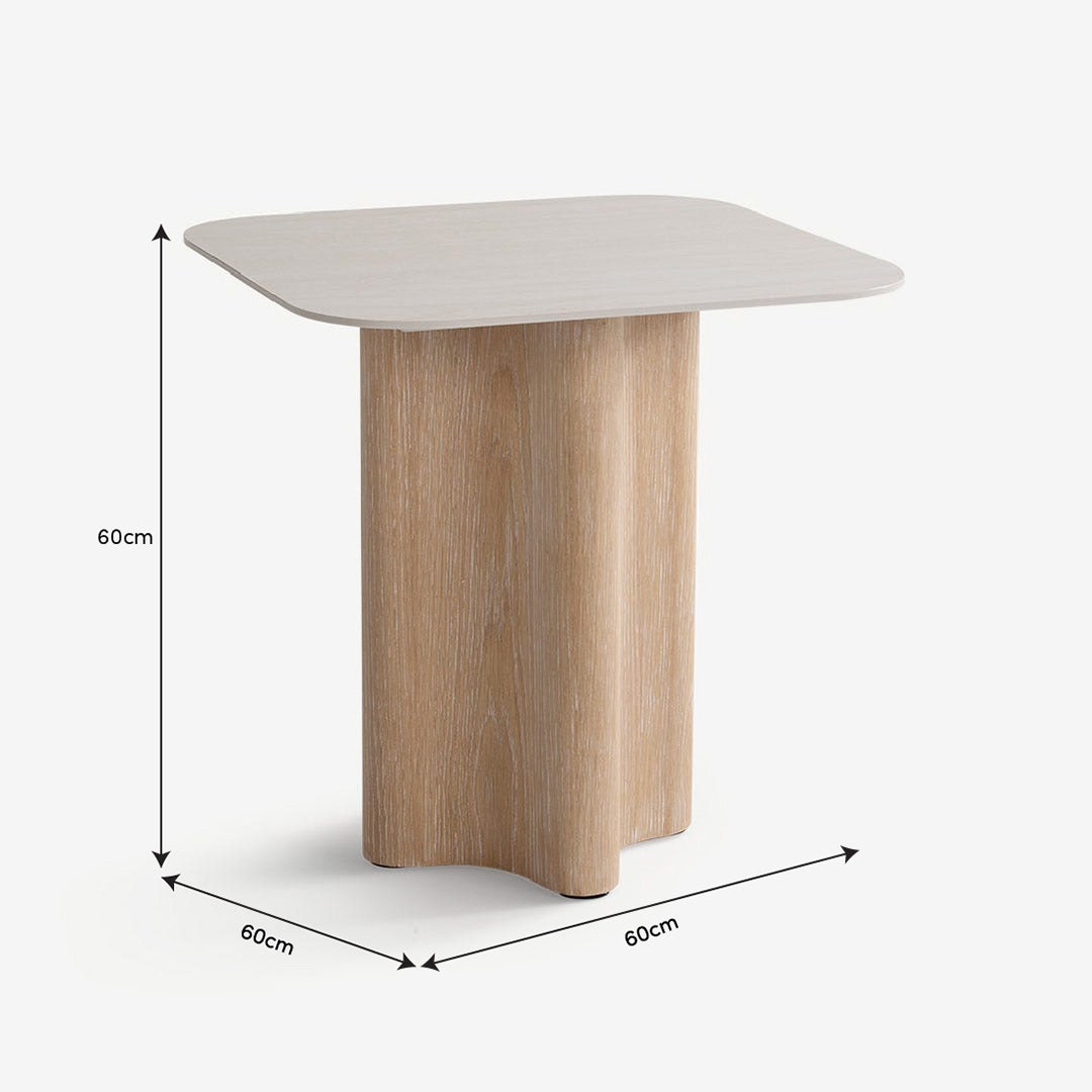 Delory Square End Table Multi Color