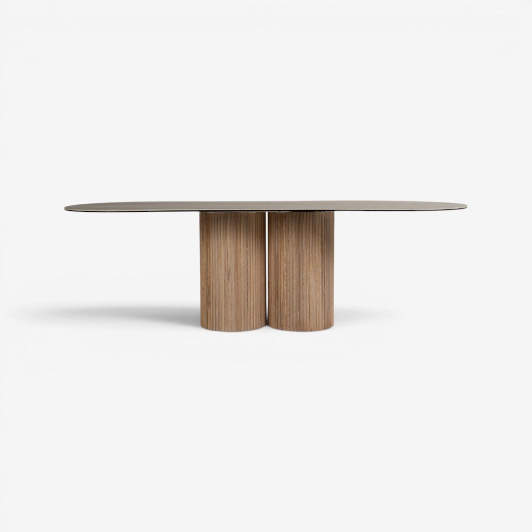 Meries 8 Seater Dining Table Natural