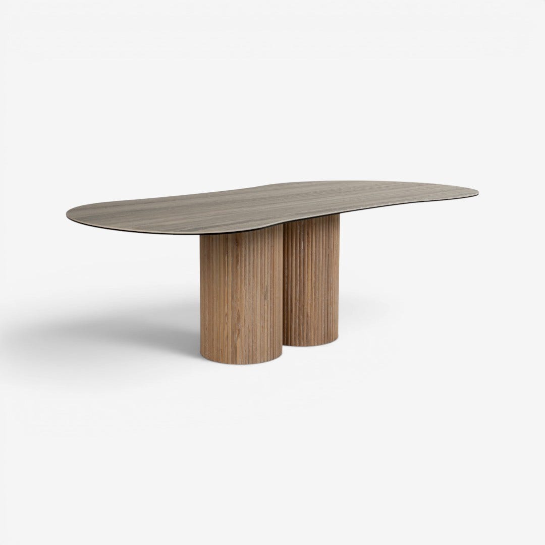 Meries 8 Seater Dining Table Natural