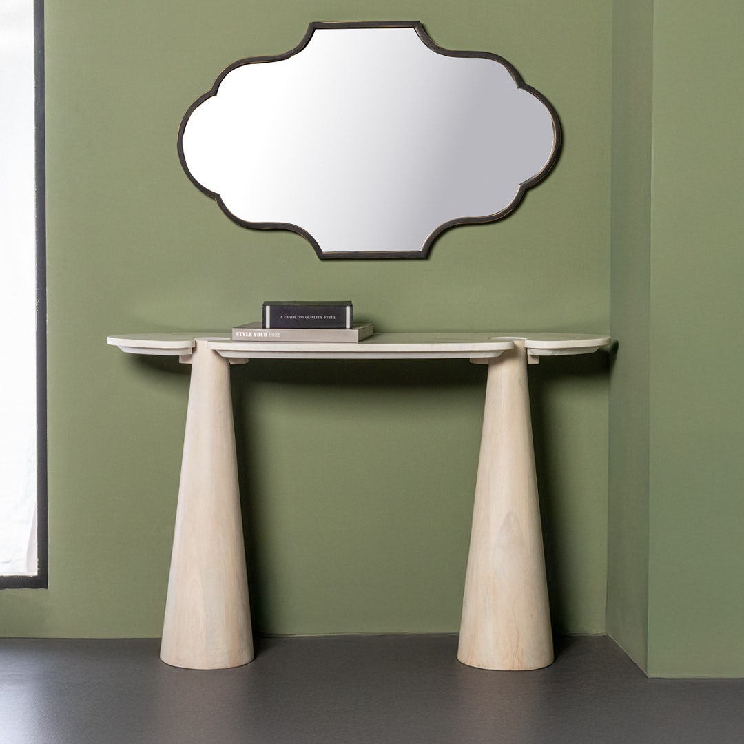 يانكي طاولة كونسول - أبيض