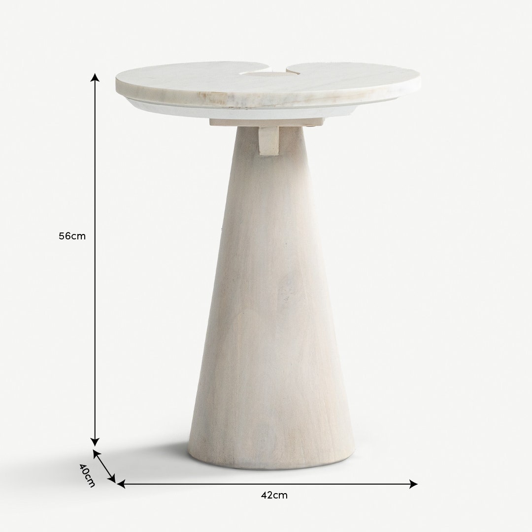 Yankee End Table l White