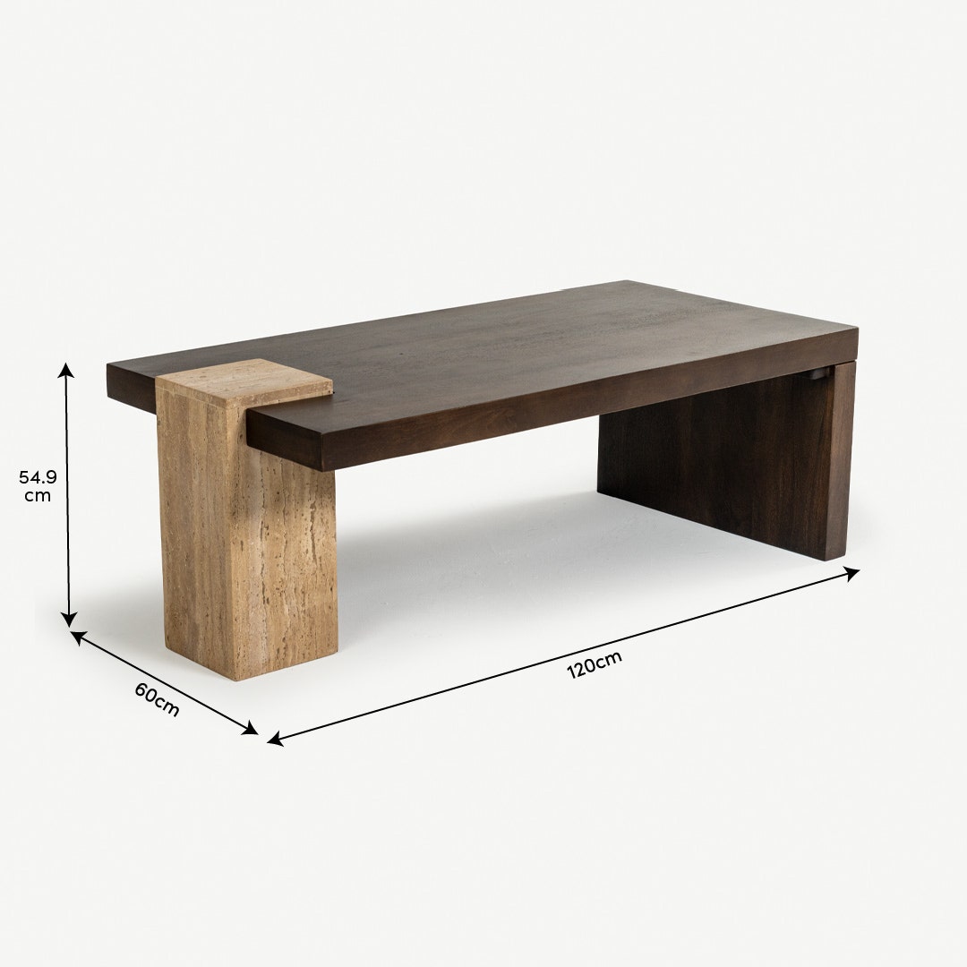 Lelies Coffee Table Brown