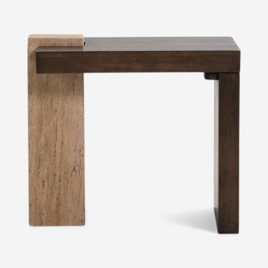 Lelies End Table Brown