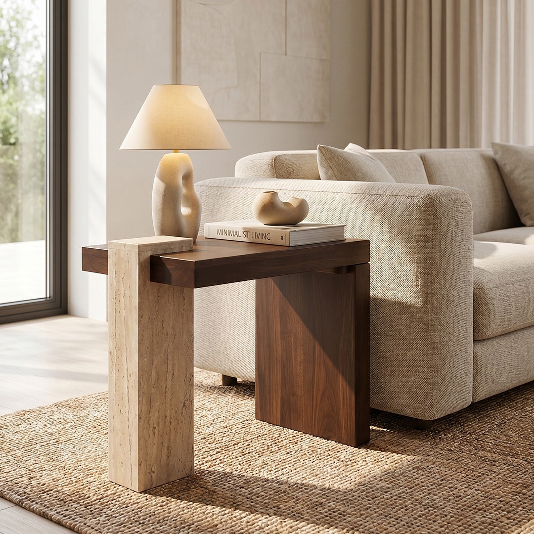 Lelies End Table Brown