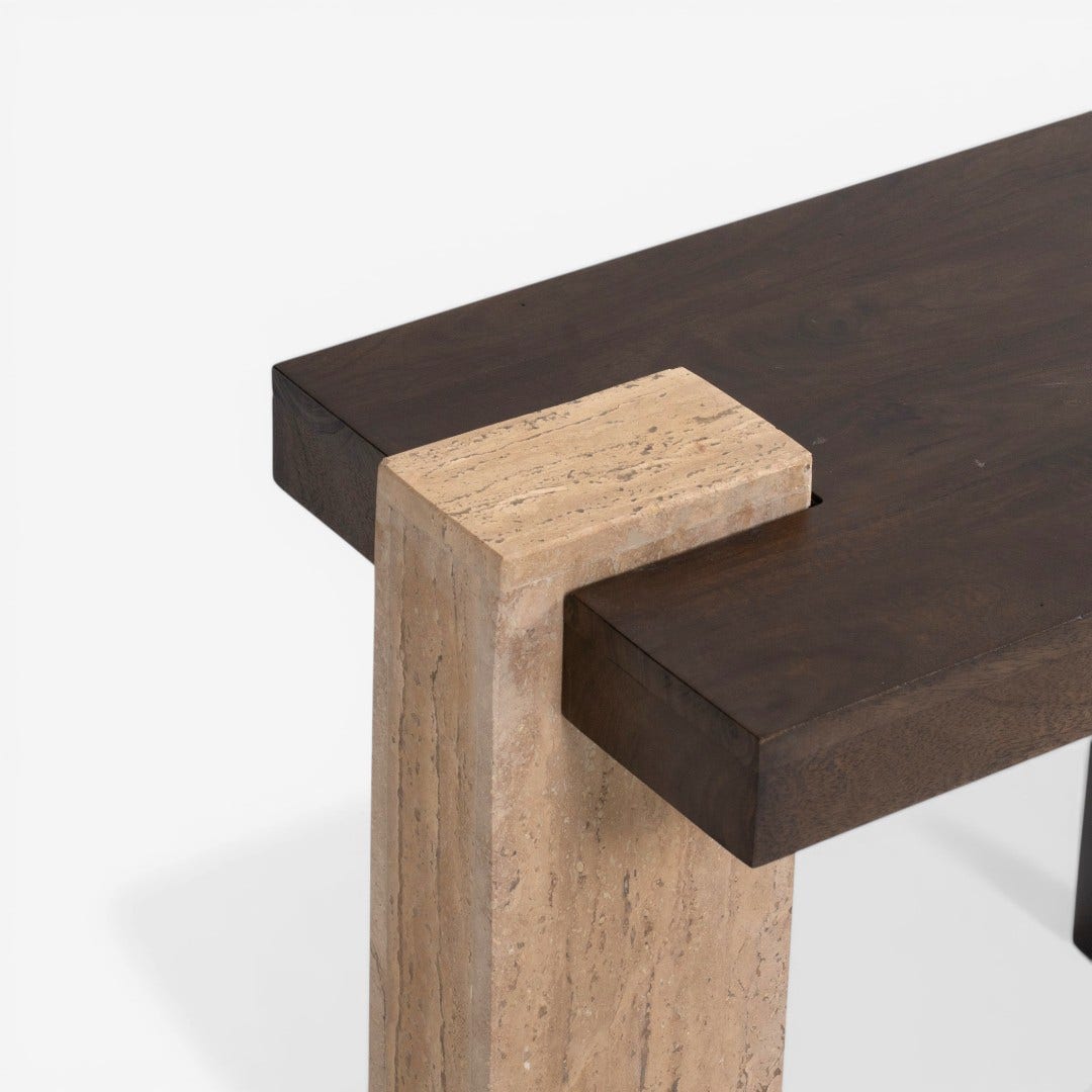 Lelies End Table Brown