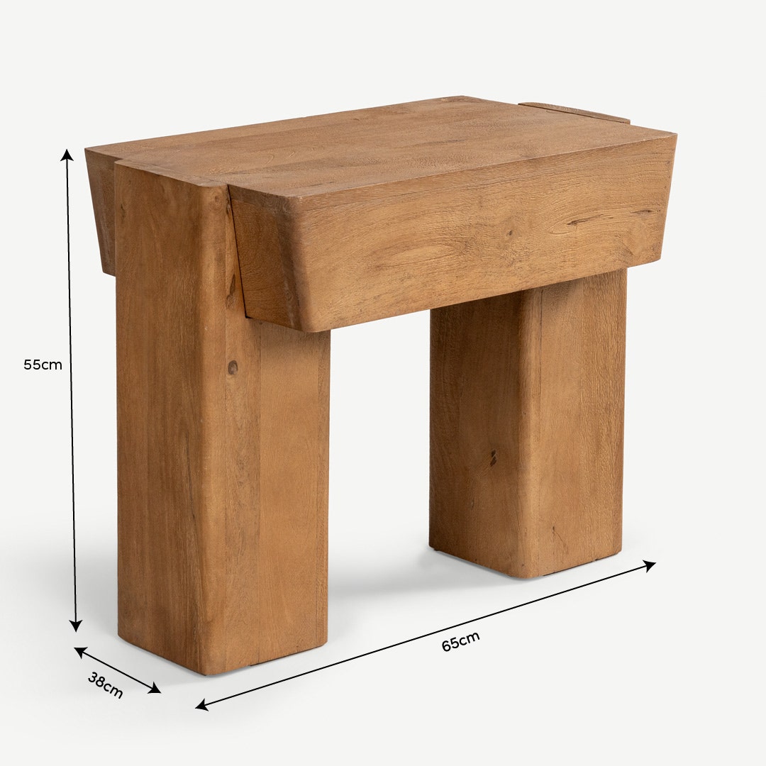 Loriet End Table Natural