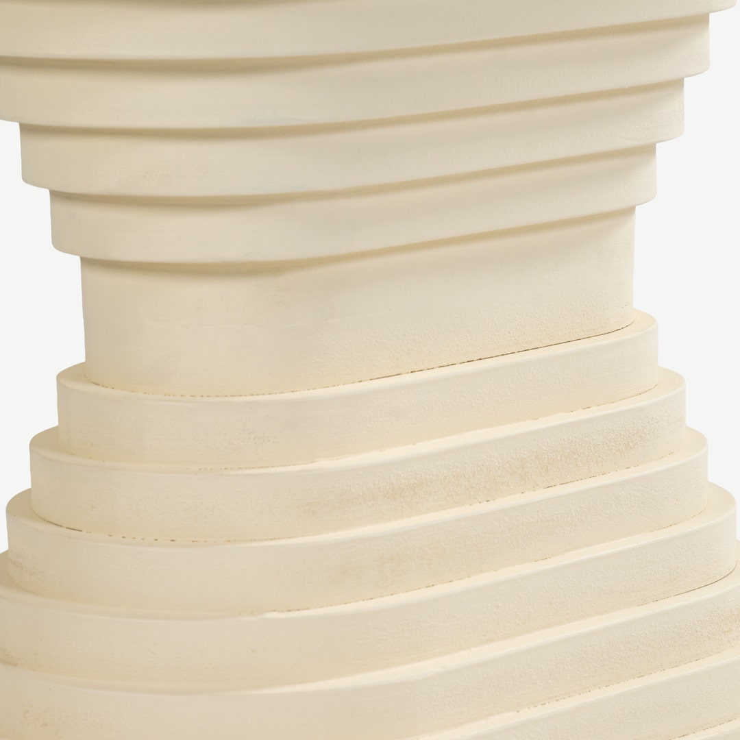 Karmin End Table White