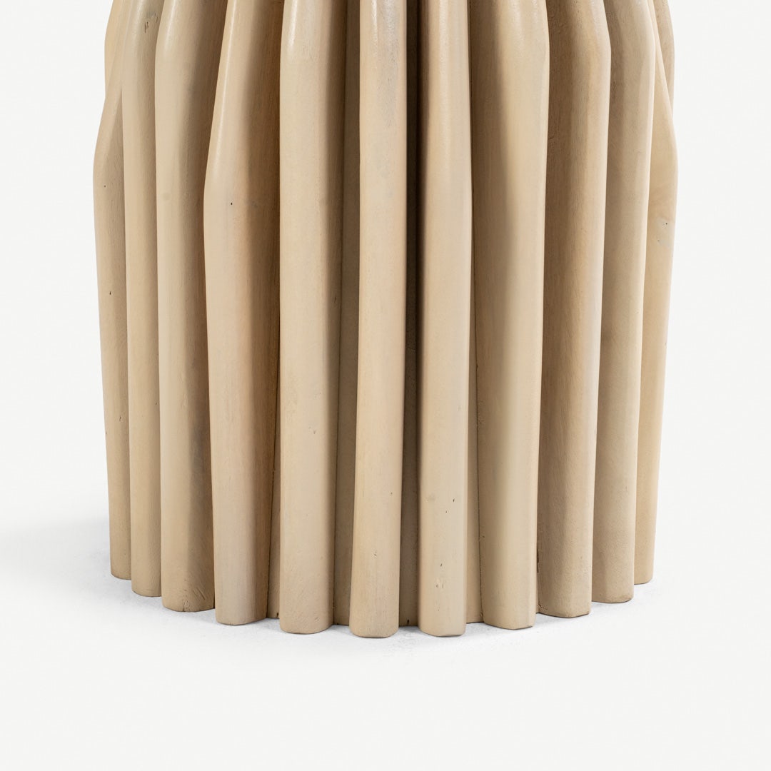 Berlom End Table White