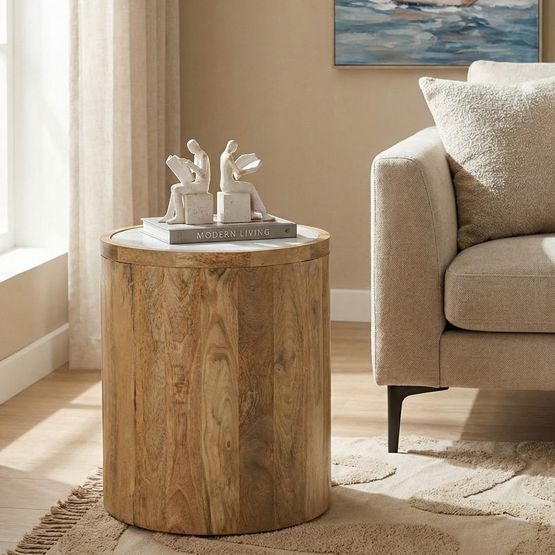Leadale End Table Natural