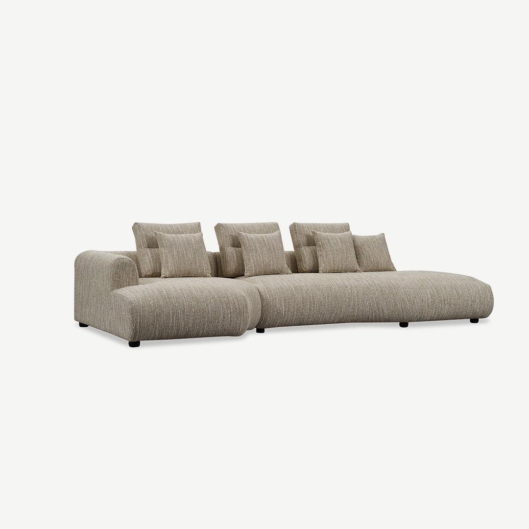 Loresa Left Corner Sofa Ecru