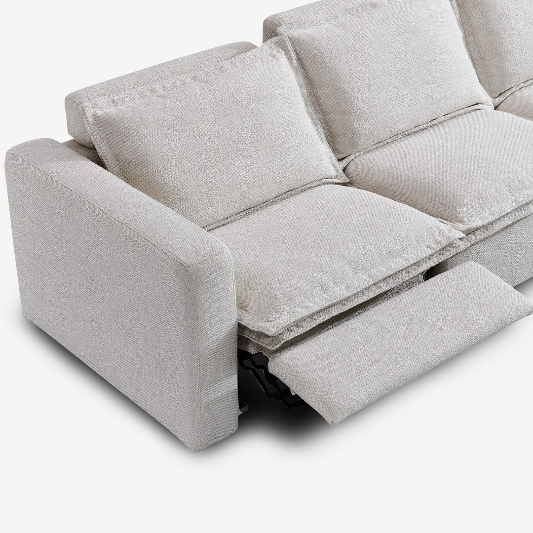 فيرلو كنبة استرخاء 3 مقاعد - رملي