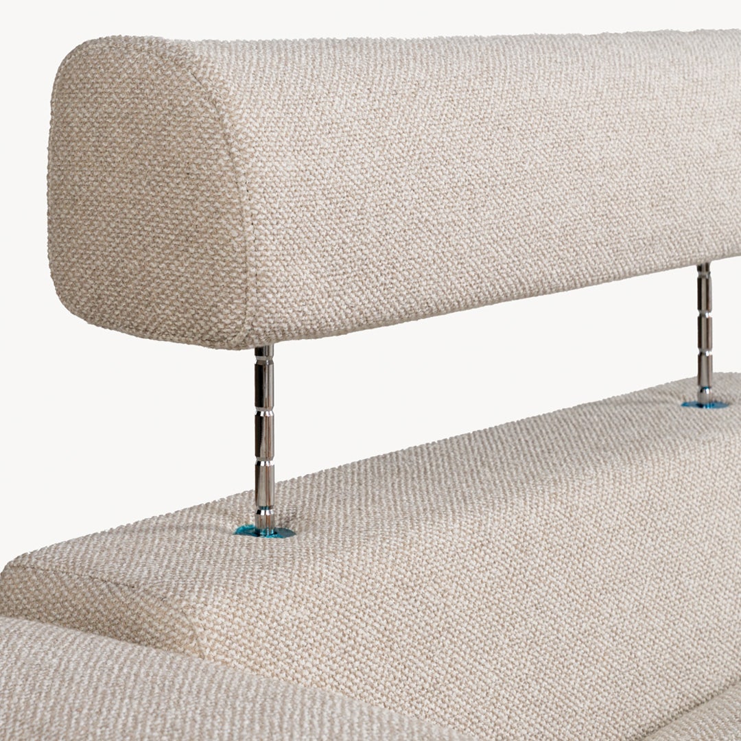 فيرلو كنبة استرخاء 3 مقاعد - رملي