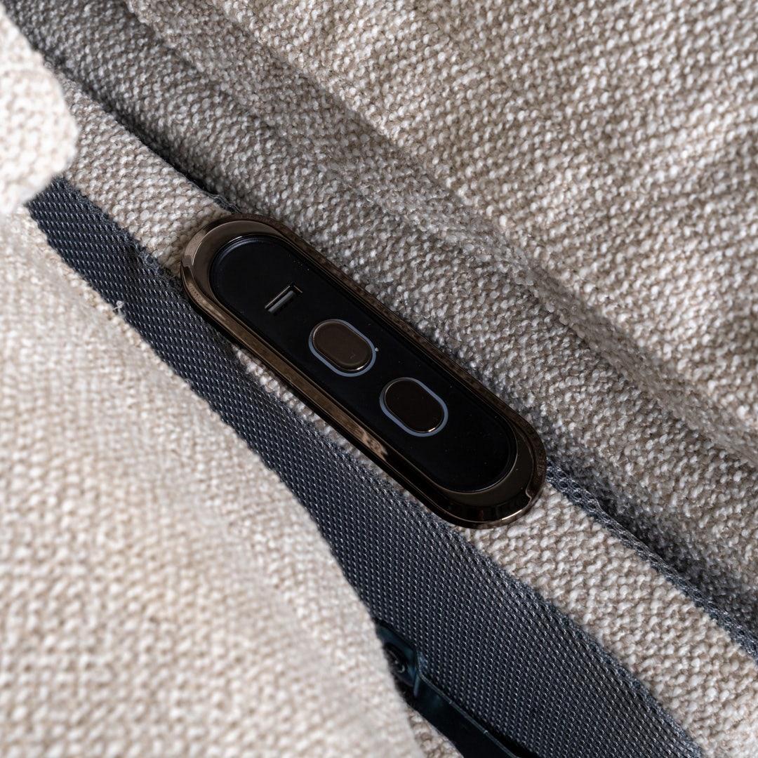 فيرلو كنبة استرخاء 3 مقاعد - رملي