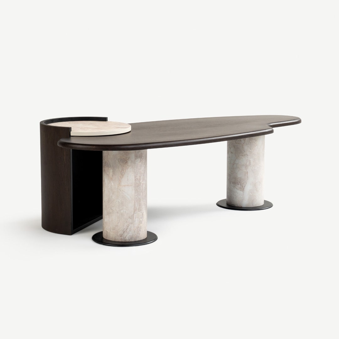 Lonai Coffee and End Table Brown