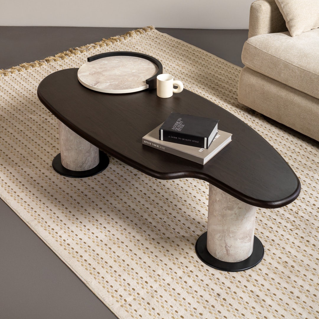 Lonai Coffee and End Table Brown