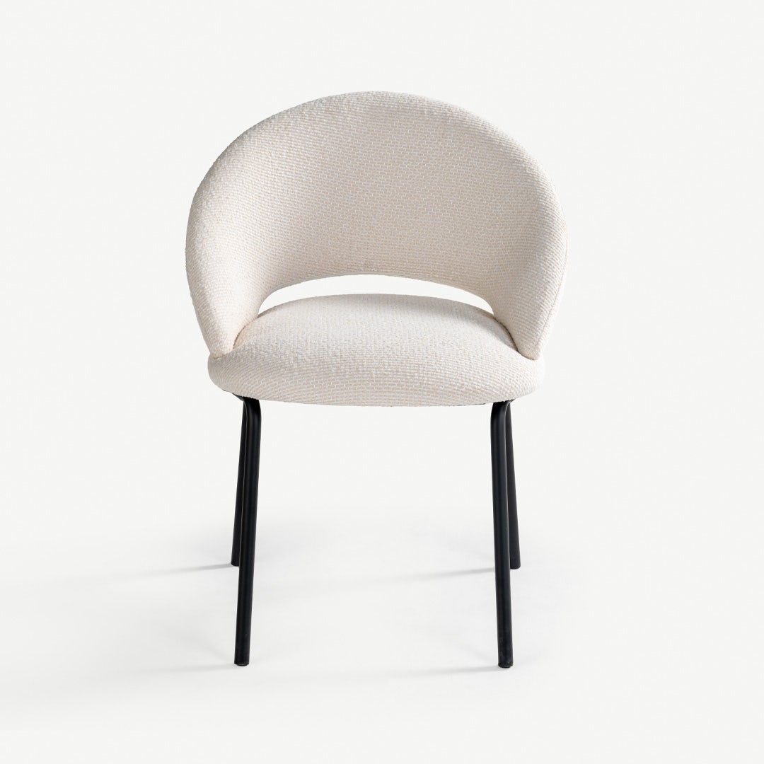 Melrev Dining Chair Ecru