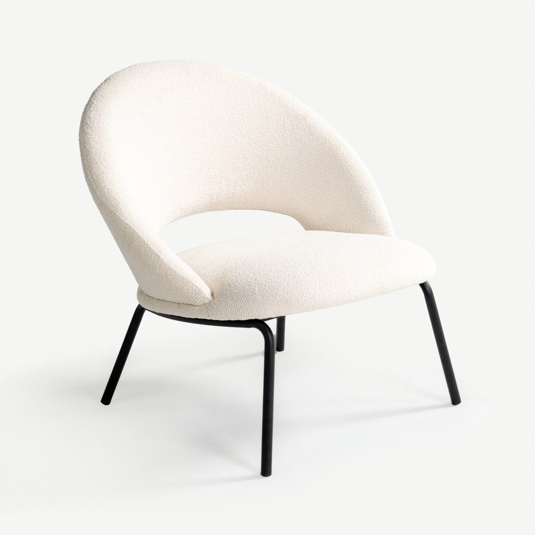 Melrev Accent Chair Ecru