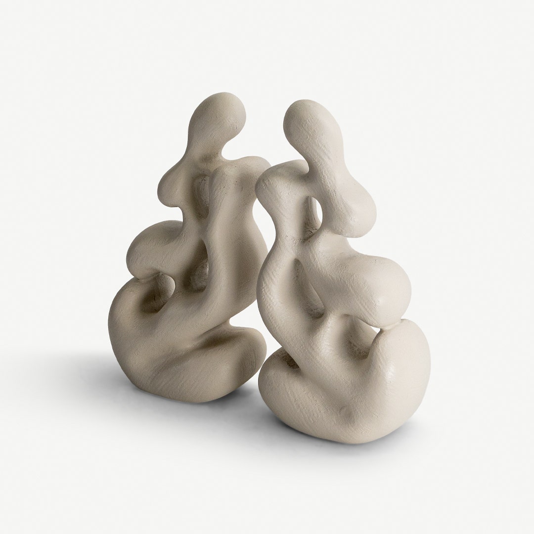 دارلين طقم مساند كتب غير متماثلة - قطعتين