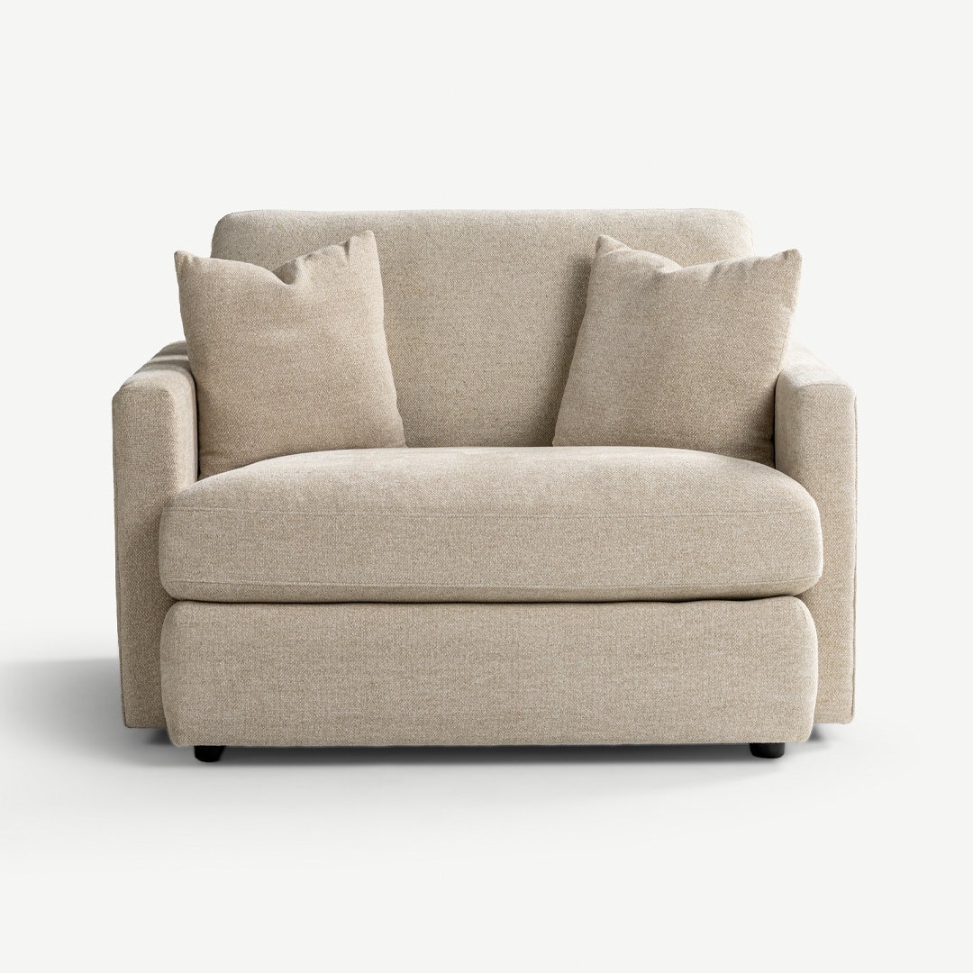 لارشا كنبة فردية - رملي