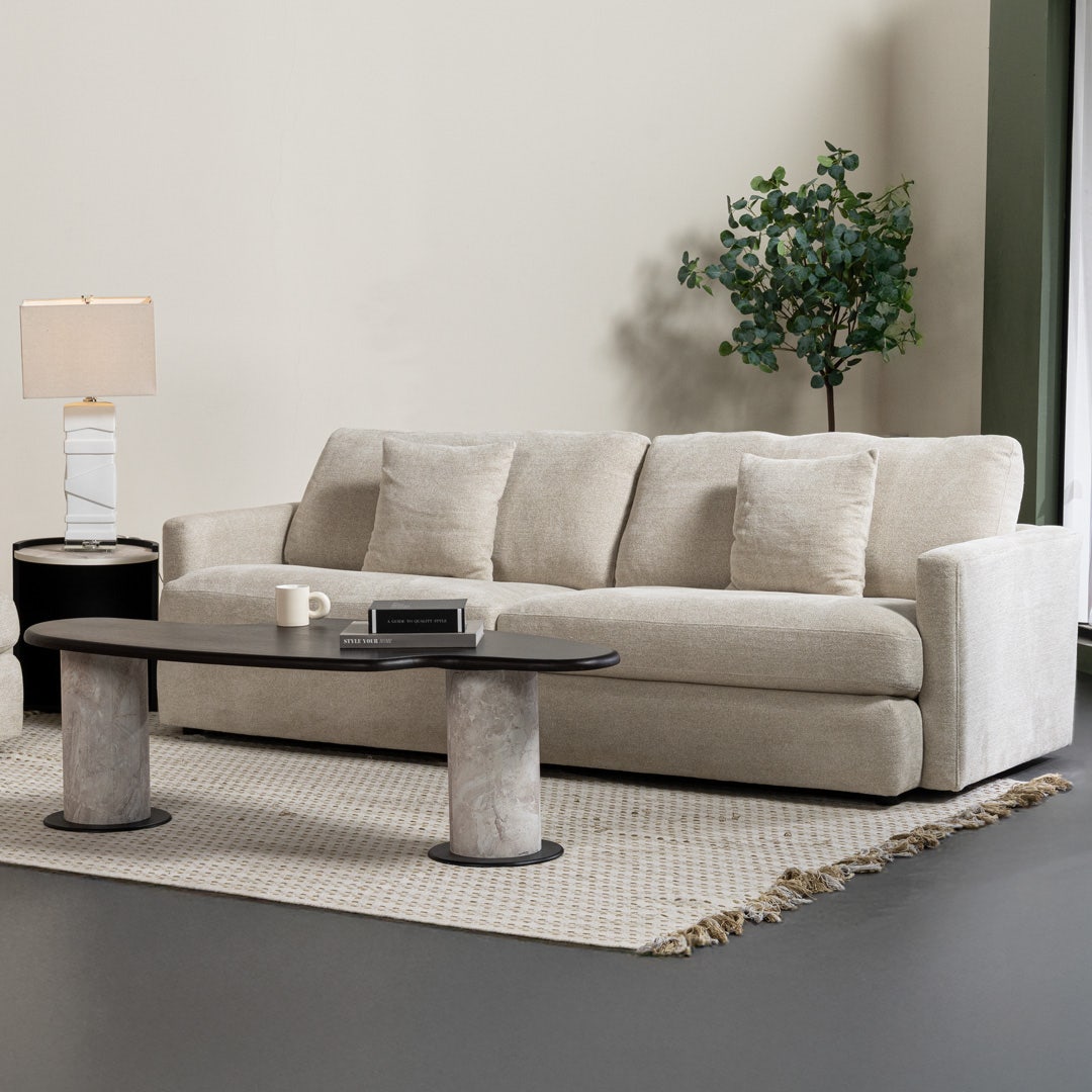 Larisha 3 Seater Sofa Sand