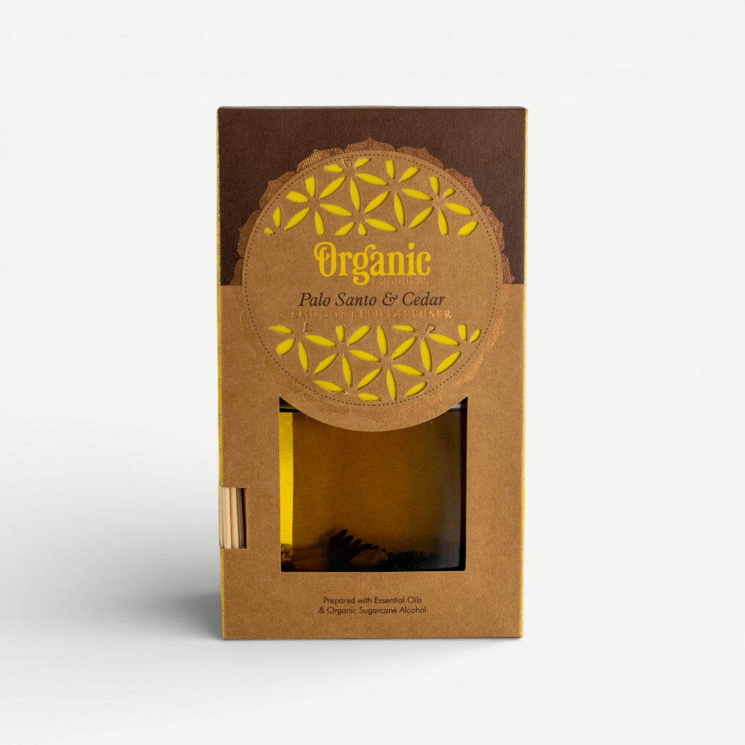 Organic Reed Diffuser-Palo Santo & Cedar