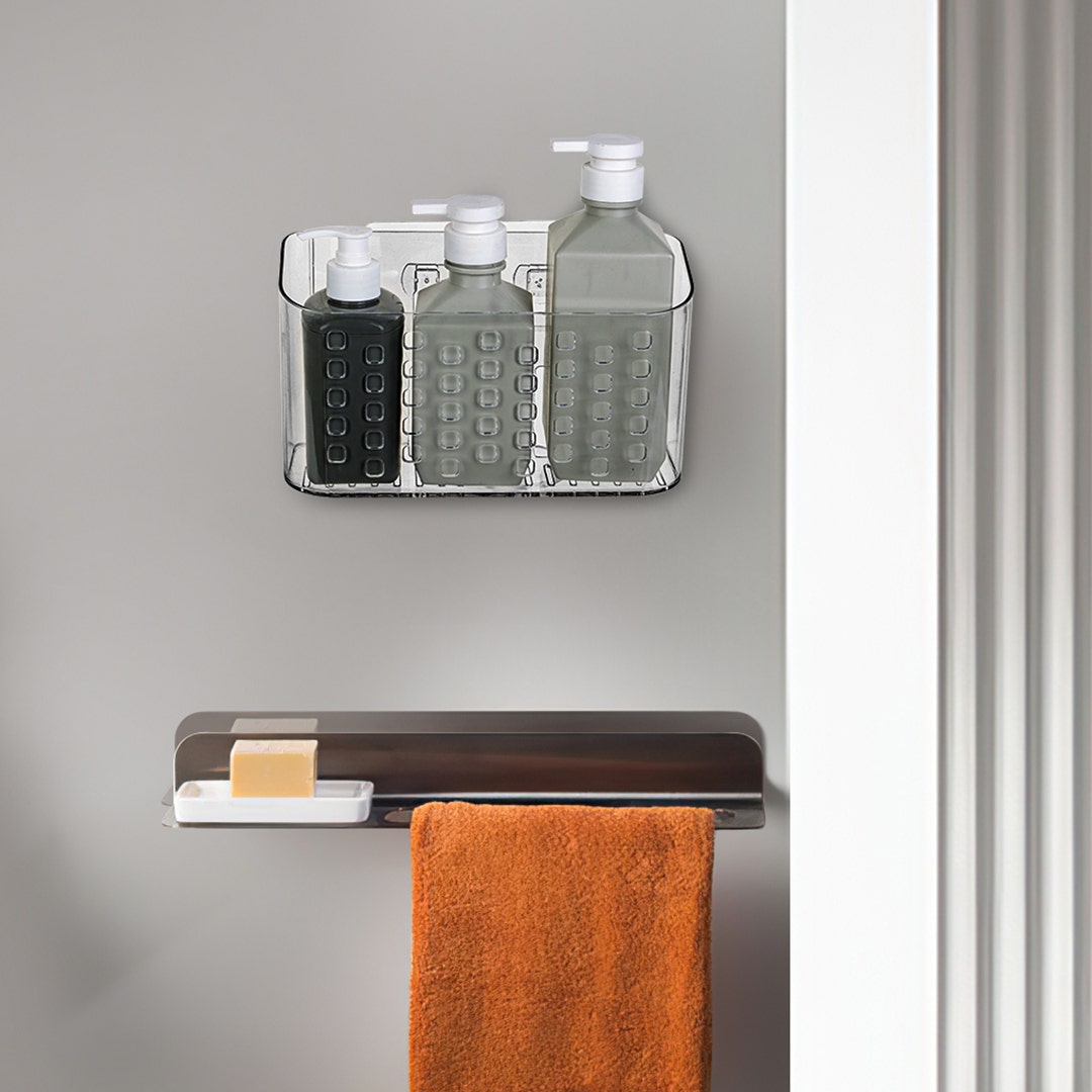 Delona Wall Mounted Shower Caddy-24x14cm