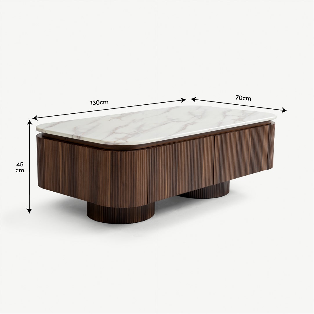 Rallie Coffee Table Brown