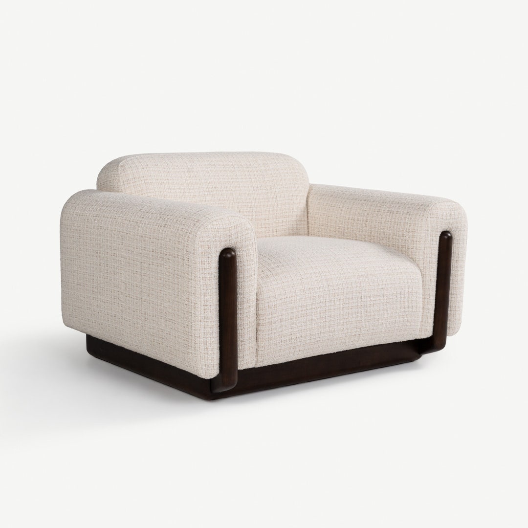 ميرليس كنبة فردية - كريمي