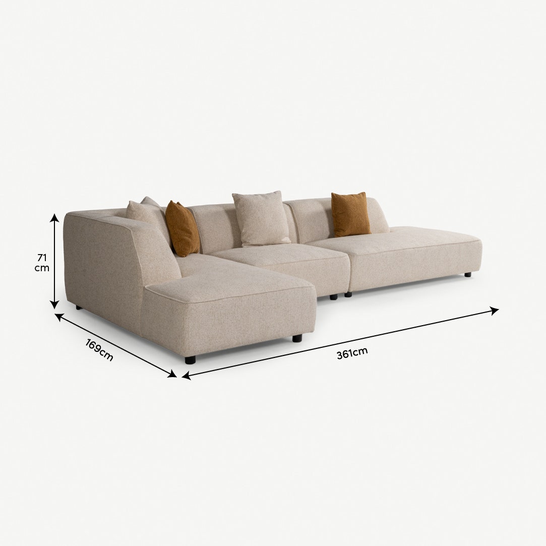 Versta Corner Sofa Beige