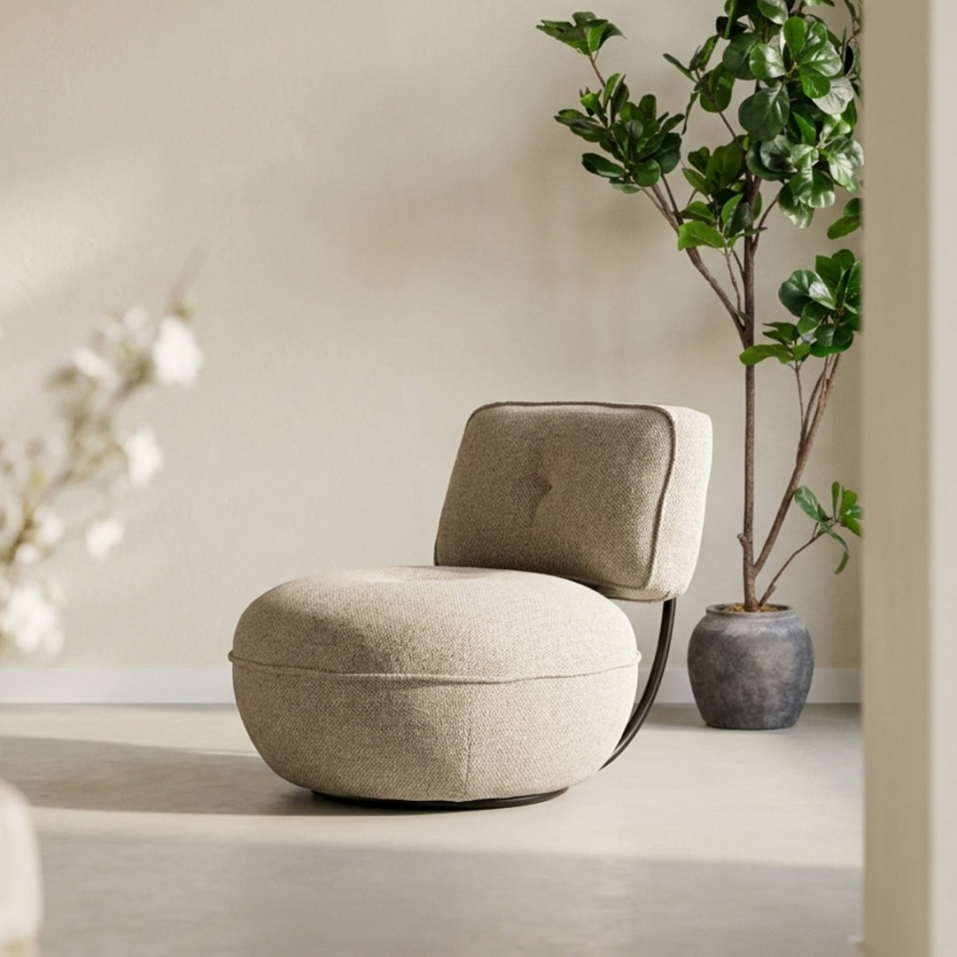 Sainz Accent Chair Ecru