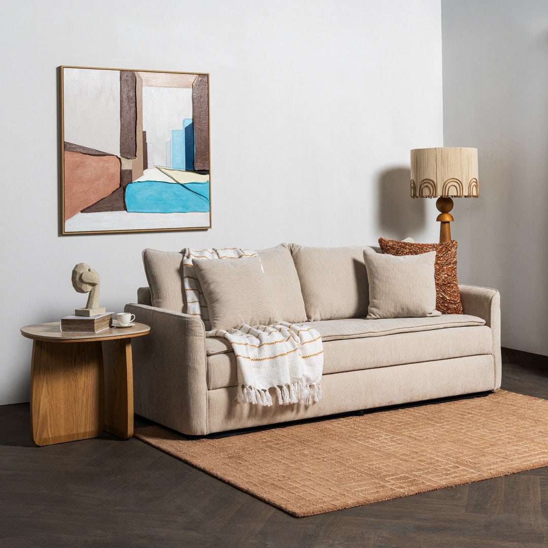 Stefani Sofa Bed Ecru