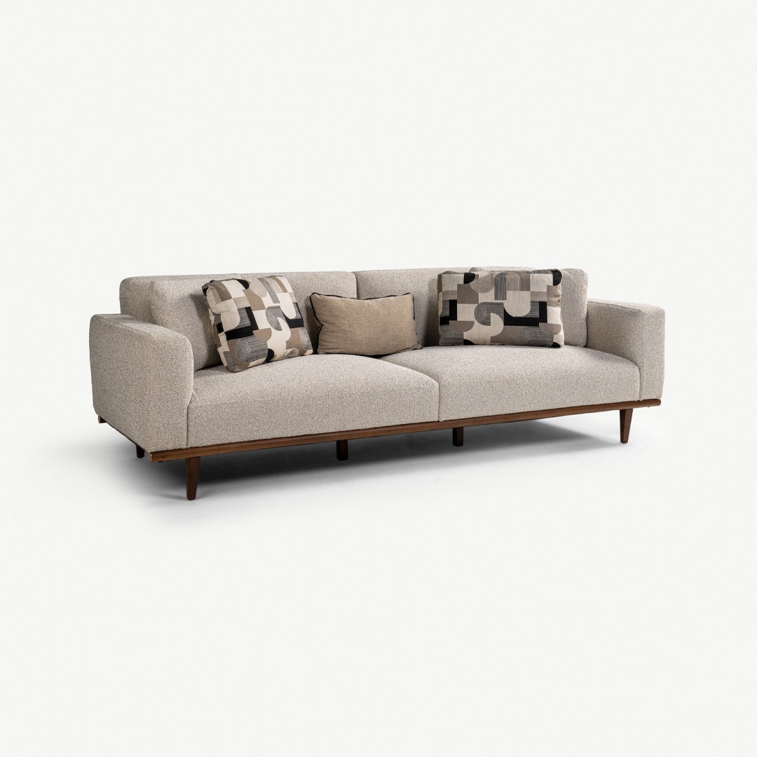 Andrea 3 Seater Sofa Ecru