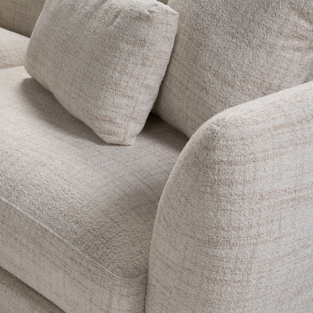 فوغ كنبة زاوية - بيج