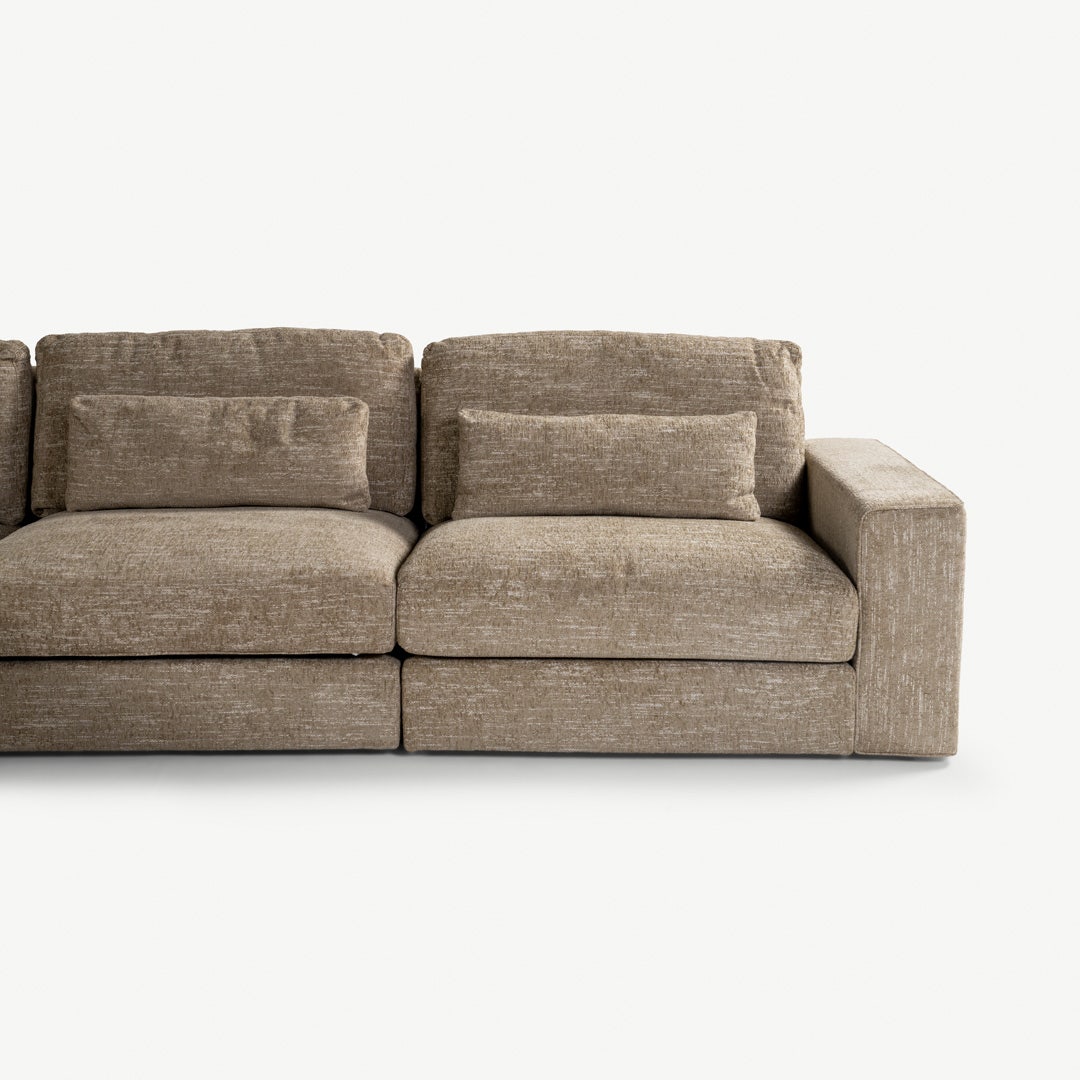 Kayan Right Corner Sofa Sand