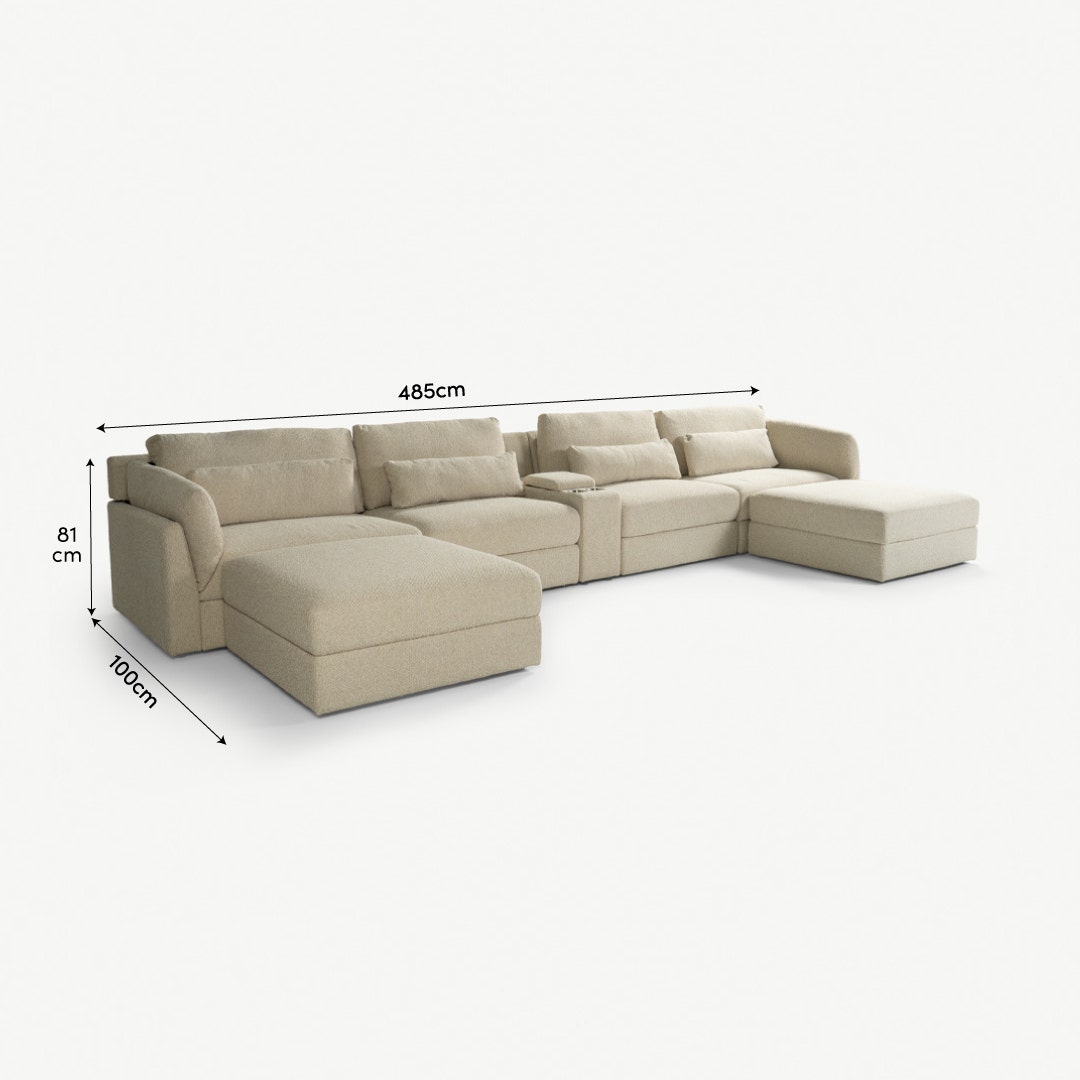 Melnor Corner Sofa Sand