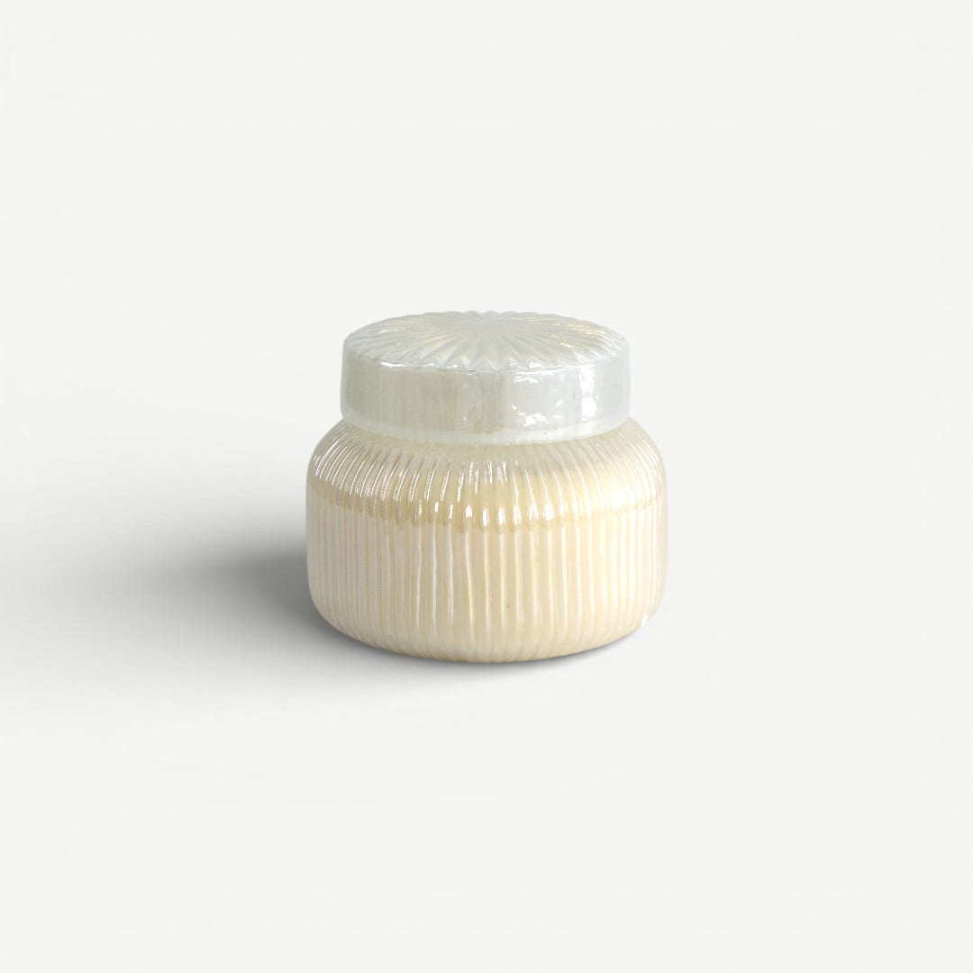 Mashrabiya Jar Candle -Amber & Oak