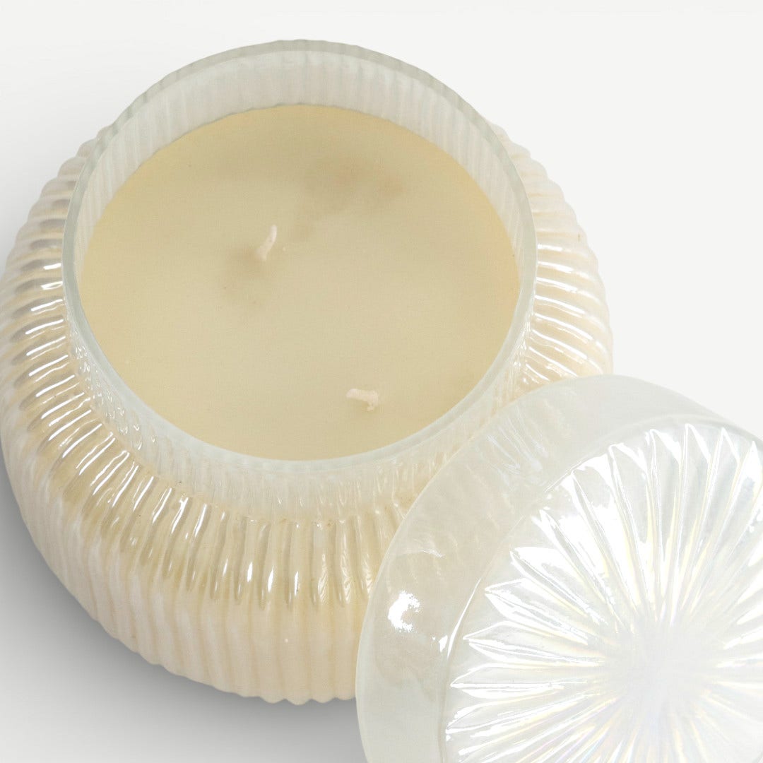 Mashrabiya Jar Candle -Amber & Oak