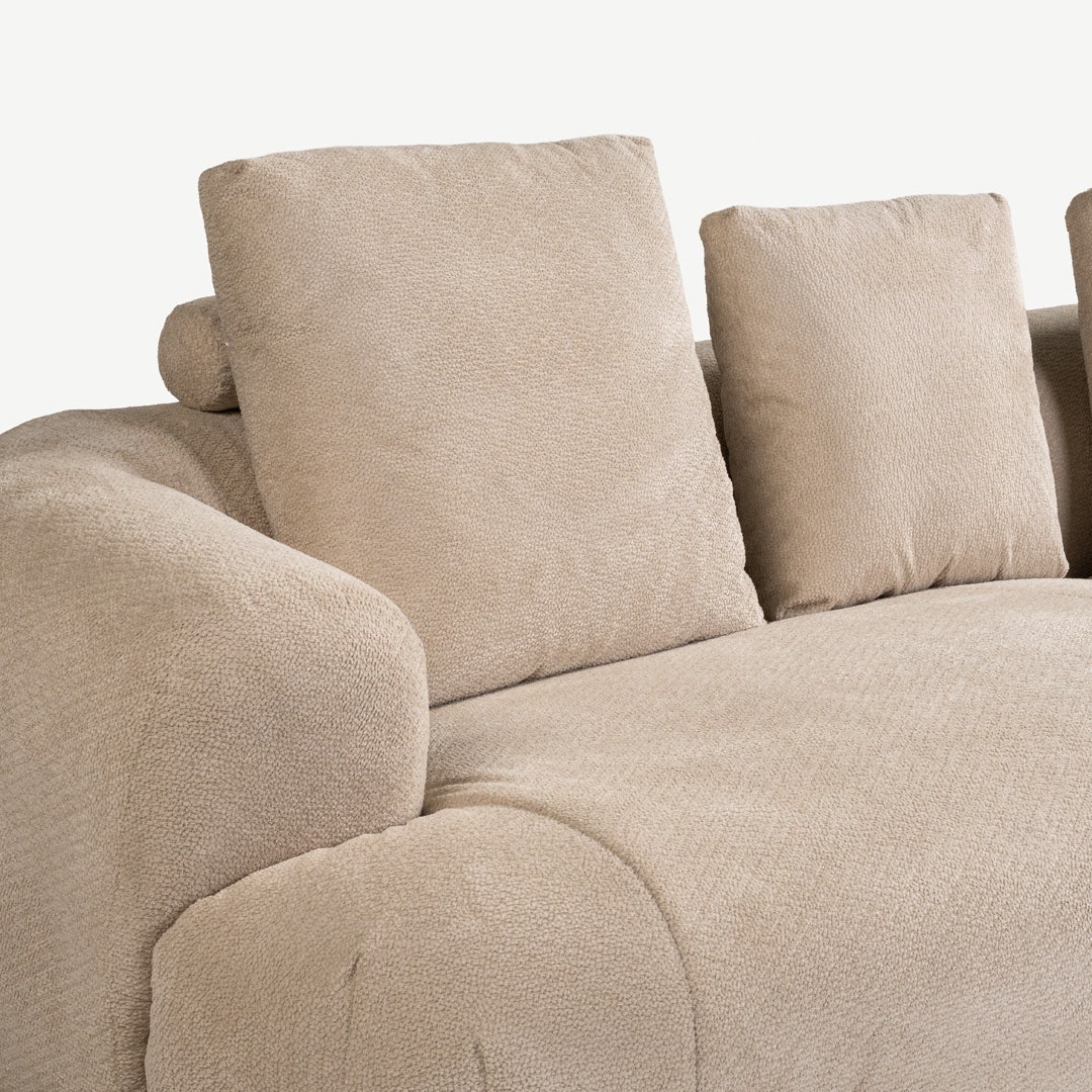 Miyata 4 Seater Sofa Beige