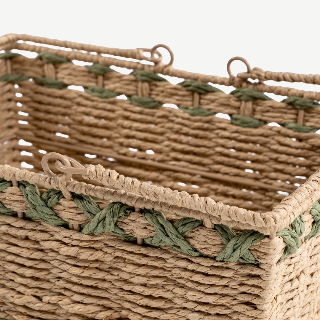 كانلا سلة تخزين - 28x12 سم