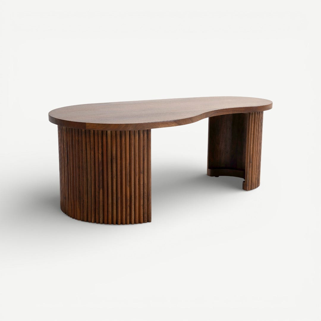 Kamelie Coffee Table Set Brown