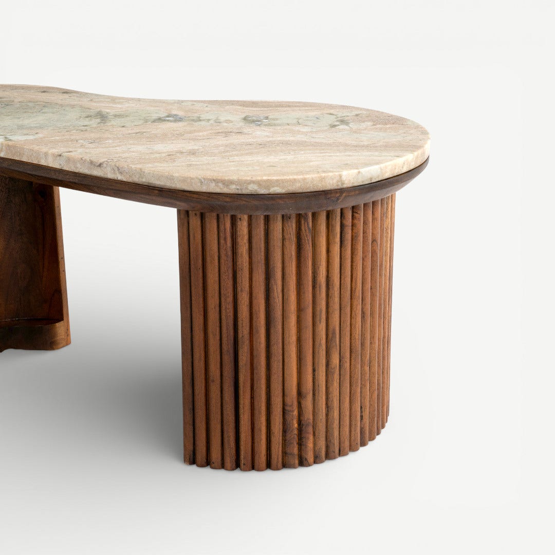 Kamelie Coffee Table Set Brown