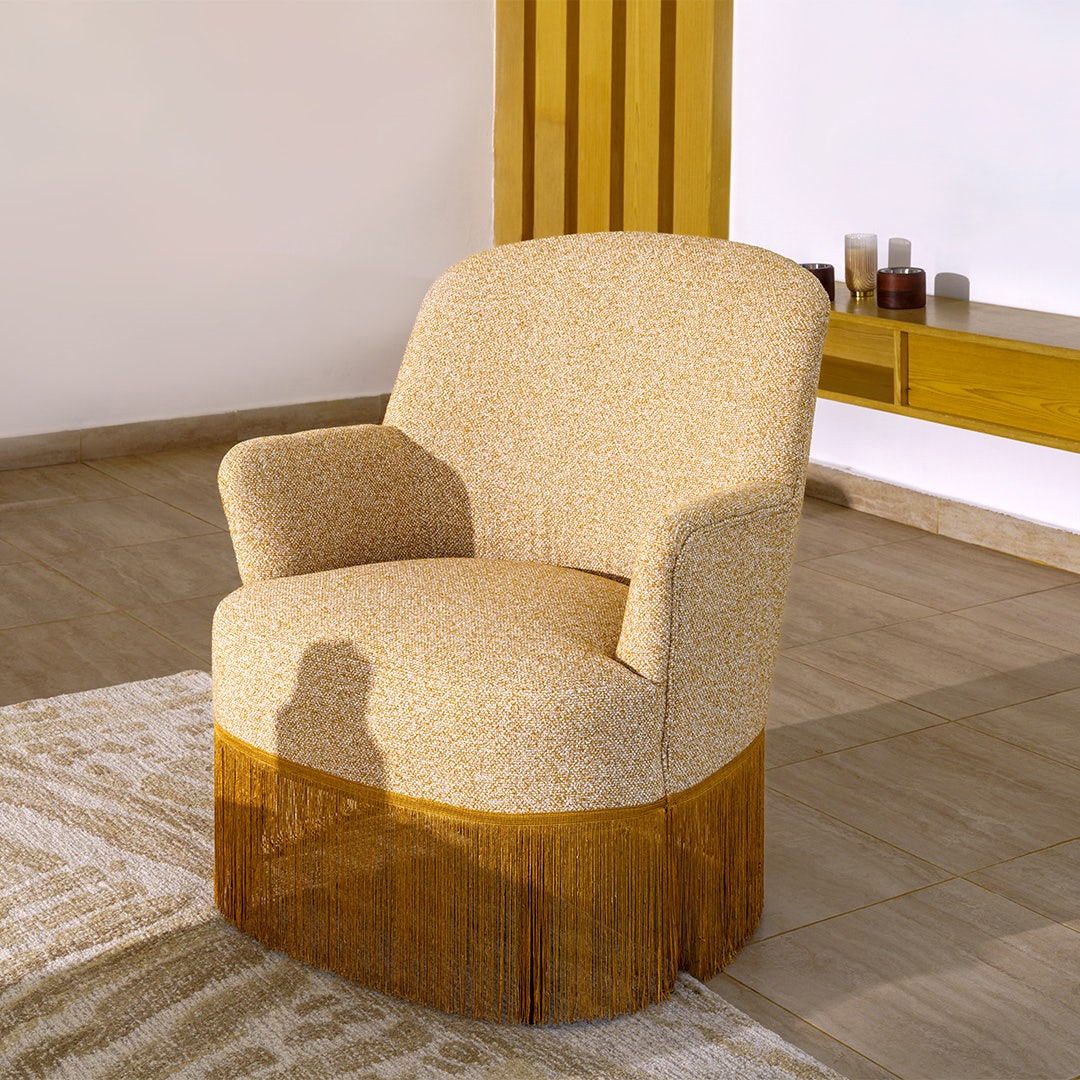 Mersol 1 Seater Sofa Mustard