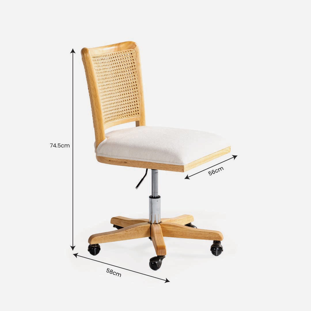 Novy Office Chair Off White