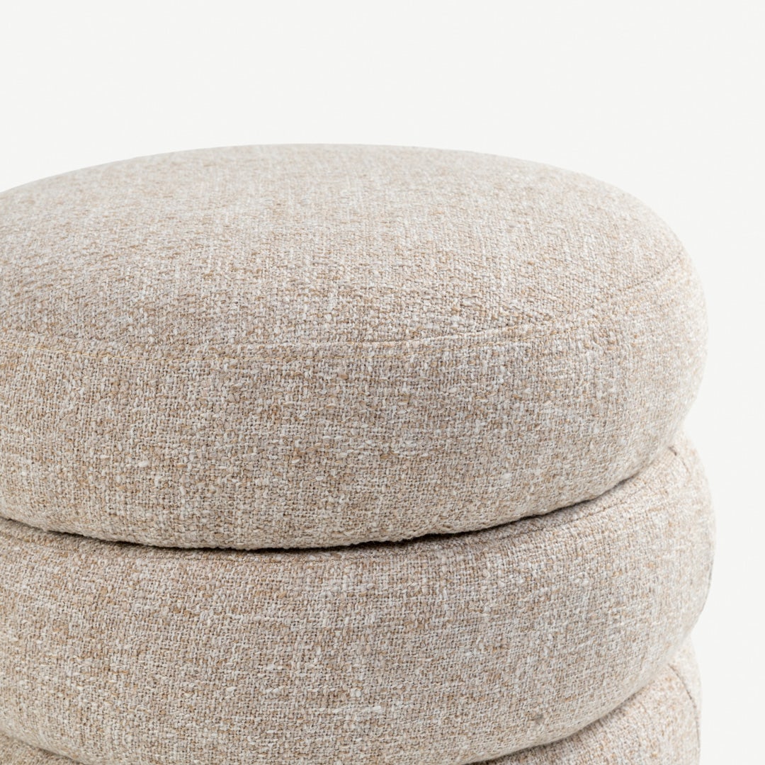 Alliot Stool with Storage Grey