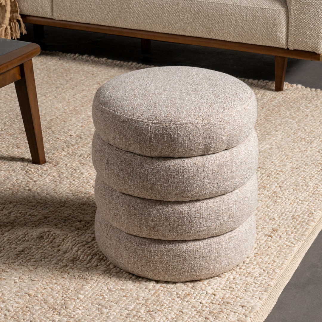 Alliot Stool with Storage Grey