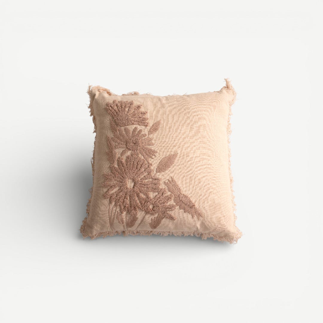 Favio Embroidered Cushion - 50x50cm