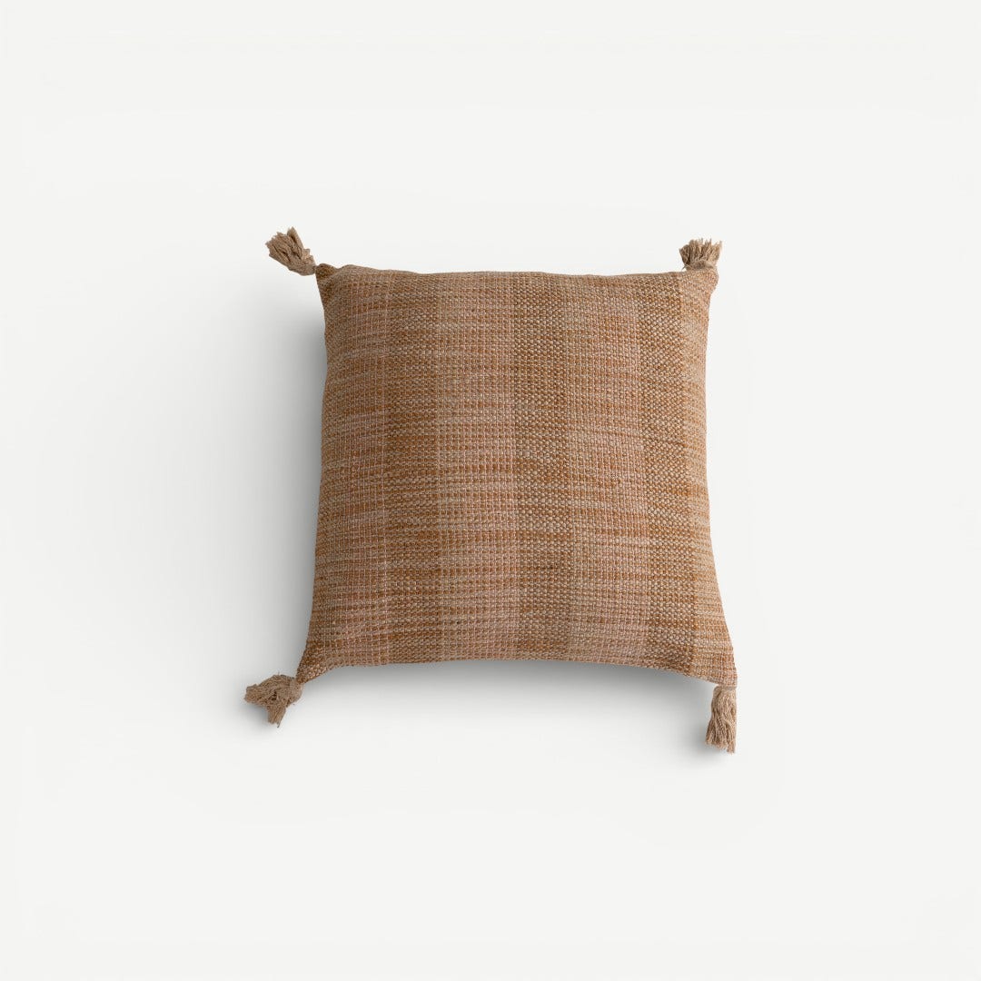 Heritage Filled Cushion - 50x50cm - Brown