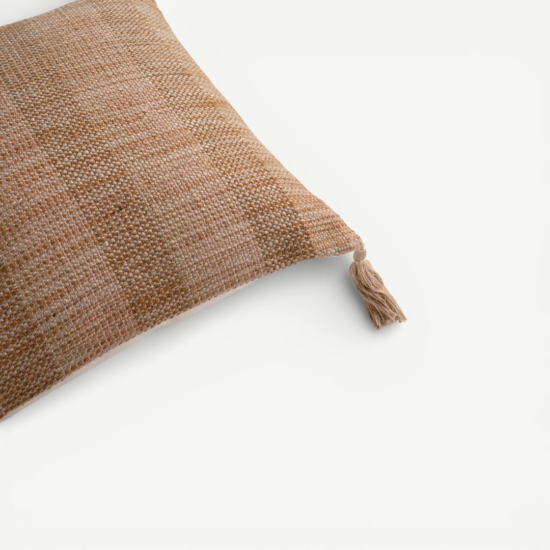 Heritage Filled Cushion - 50x50cm - Brown